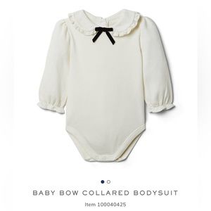 Baby Bow Collared Bodysuit size 3-6